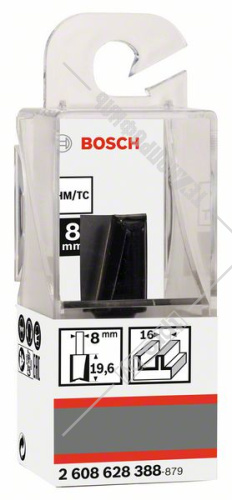 Фреза пазовая D16x19.6x51 / хв 8 мм BOSCH (2608628388) купить в Гродно фото 2