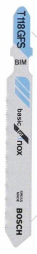 Пилка для лобзика по нержавейке T 118 GFS Basic for Inox (5 шт) BOSCH (2608636496) купить в Гродно фото 2