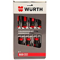 Набор ручных отверток "Red Stripe" TX (7 шт) WURTH (57519349) купить в Гродно