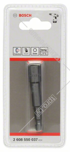 Торцовая головка магнитная 8 мм BOSCH (2608550037) купить в Гродно