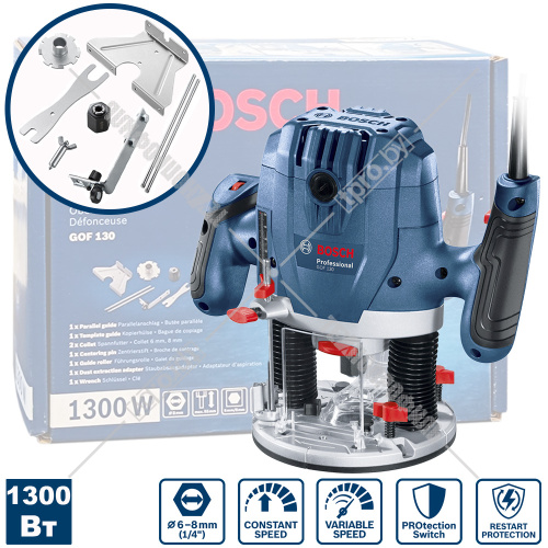 Фрезер GOF 130 Professional BOSCH (06016B7000) купить в Гродно