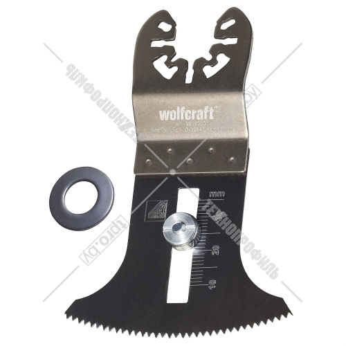 Погружное пильное полотно с ограничителем 65х45 мм (HCS / дерево / 1 шт) Wolfcraft (3838000) купить в Гродно фото 4