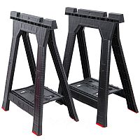 Козлы столярные Qbrick System Sawhorse (2 шт / черные) (Z257257PG001) купить в Гродно