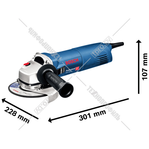 Угловая шлифмашина GWS 1400 Professional BOSCH (0601824806) купить в Гродно фото 5