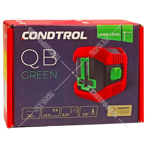 Лазерный нивелир QB Green CONDTROL (1-2-304) купить в Гродно фото 2