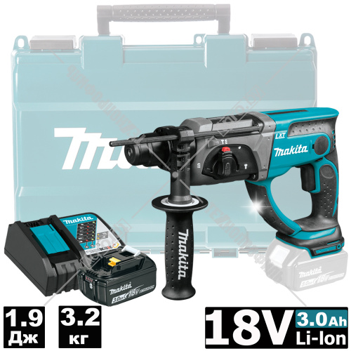 Перфоратор аккумуляторный DHR202RF (DHR 202 RF) MAKITA купить в Гродно