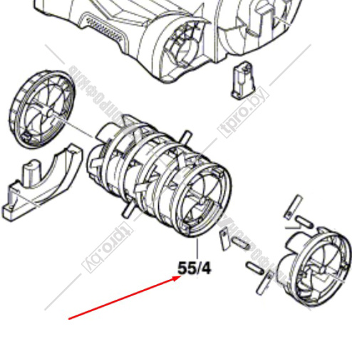 Держатель ножа AVR 1100 BOSCH (F016L66386) купить в Гродно