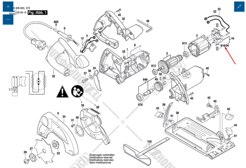 Угольные щетки к циркулярной пиле PKS 40 BOSCH (2610386546) купить в Гродно фото 2