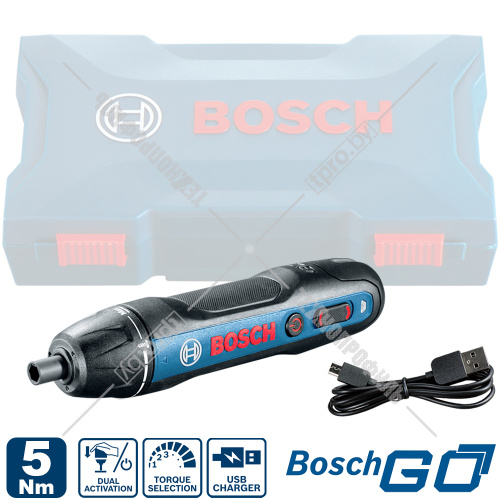 Отвертка аккумуляторная BOSCH GO 2.0 Professional (06019H2103) купить в Гродно