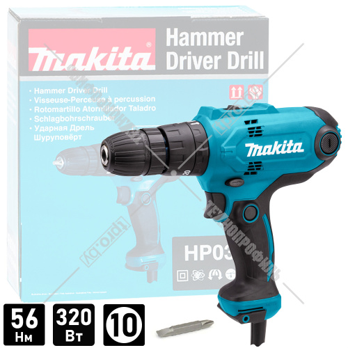 Дрель-шуруповерт ударная сетевая HP0300 (HP 0300) MAKITA купить в Гродно Дрель-шуруповерт ударная сетевая HP0300 (HP 0300) MAKITA купить в Гродно