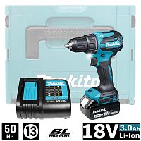 Дрель-шуруповерт аккумуляторная DDF490SF1J (DDF 490 SF1J) MAKITA купить в Гродно