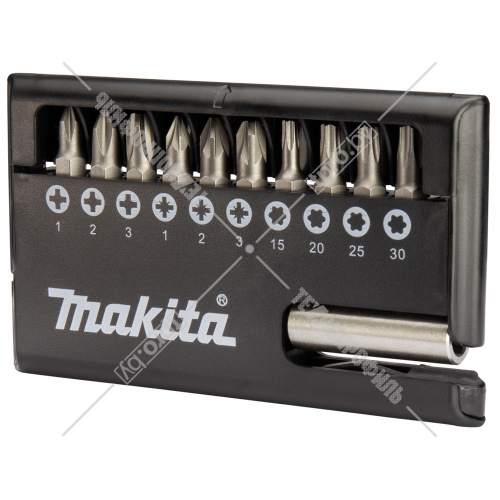 Набор бит (11 шт) + магнитный держатель (12 наборов) MAKITA (D-30651-12) купить в Гродно фото 5