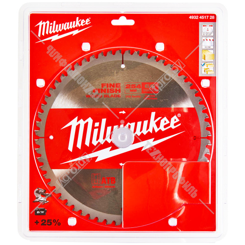 Пильный диск 254х2,8х30 мм Z60 Milwaukee (4932451728) купить в Гродно