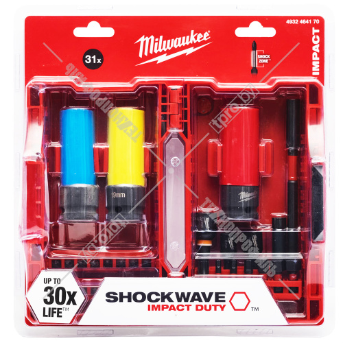 Набор бит и головок Shockwave Impact Duty Milwaukee (4932464170) купить в Гродно