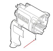 Корпус мотора дрели GSB 20-2 RE BOSCH (2605105032) купить в Гродно