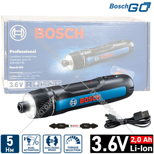 Отвертка аккумуляторная BOSCH GO 3.0 Professional (06019H2200) купить в Гродно