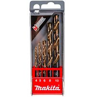 Набор сверл по металлу M-force 4-10 мм (5 шт) Makita (D-30508) купить в Гродно