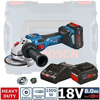 Угловая шлифмашина аккумуляторная GWS 18V-15 SC Professional BOSCH (06019H6101) купить в Гродно
