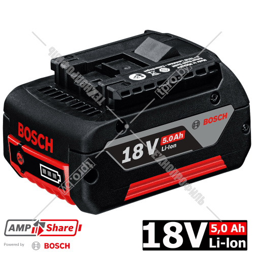 Аккумулятор GBA 18 V 5.0 Ah (1 шт) Professional BOSCH (1600A002U5) купить в Гродно