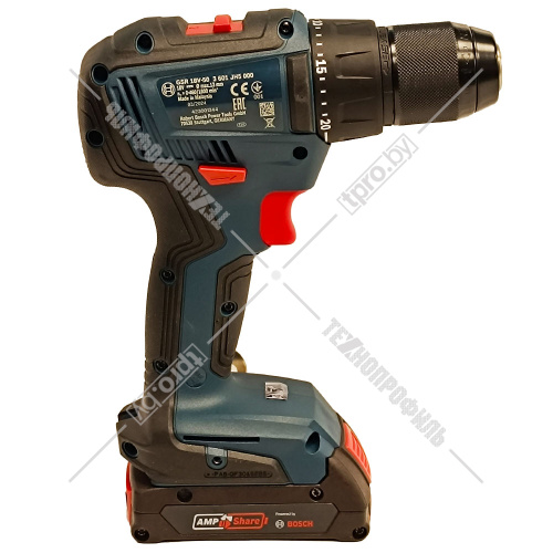 Дрель-шуруповерт аккумуляторная GSR 18V-50 Professional BOSCH (06019H5000) купить в Гродно фото 9