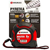 Рулетка (8 м / 25 мм) "MASTER" WUMAX (171463508) купить в Гродно