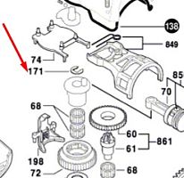 Шайба предохранительная к GBH 4-32 DFR BOSCH (2.916.080.911) купить в Гродно