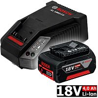 Аккумулятор GBA 18 V 4.0 Ah (-1-) Professional + зарядное AL 1860 CV BOSCH (1600Z00043) купить в Гродно