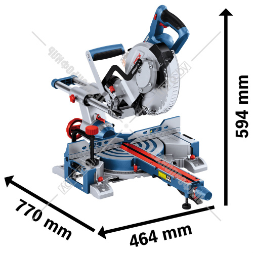 Пила торцовочная GCM 305-216 D Professional BOSCH (0601B49000) купить в Гродно фото 2
