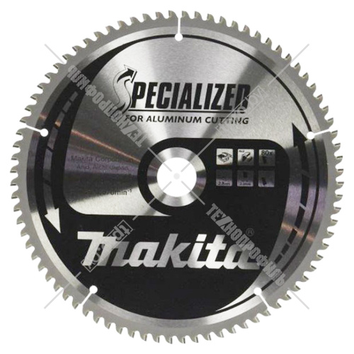 Пильный диск для алюминия 260x2,3х30 мм Z80 Specialized MAKITA (B-29315) купить в Гродно