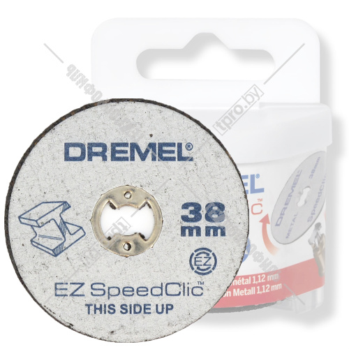 (SC456B) Отрезной круг по металлу SpeedClic 38 мм (12 шт) Dremel (2615S456JD) купить в Гродно
