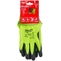 Защитные сигнальные перчатки Hi-Vis Cut leve (Ур.5 / размер 8/M / 1 пара) Milwaukee (4932479932) купить в Гродно