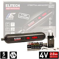 Отвертка аккумуляторная SD 4LE ELITECH HD (E2201.077.01) купить в Гродно