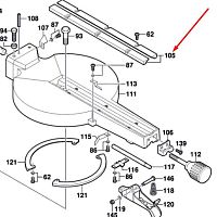 Опорная плита к торцовой пиле GCM 10 S BOSCH (2610911862) купить в Гродно