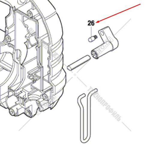 Пружина к лобзику GST 8000 E BOSCH (1619X03196) купить в Гродно