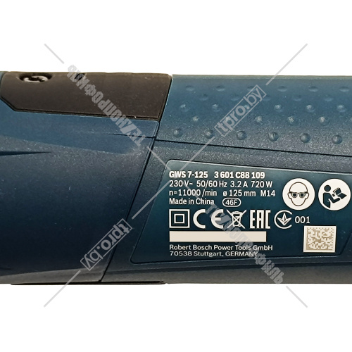 Угловая шлифмашина GWS 7-125 Professional BOSCH (0601388108) купить в Гродно фото 10