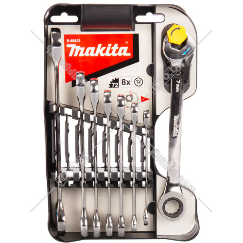 Набор комбинированных ключей 8-19 мм (8 шт) MAKITA (B-65523) купить в Гродно