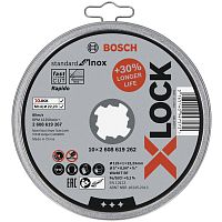 Отрезной круг X-LOCK 125x1x22.23 мм (10 шт) Standard for Inox BOSCH (2608619267) купить в Гродно