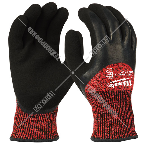 Защитные зимние перчатки (Ур.3 / размер 10/XL / 1 пара) с защитой от порезов Milwaukee (4932471349) купить в Гродно фото 2