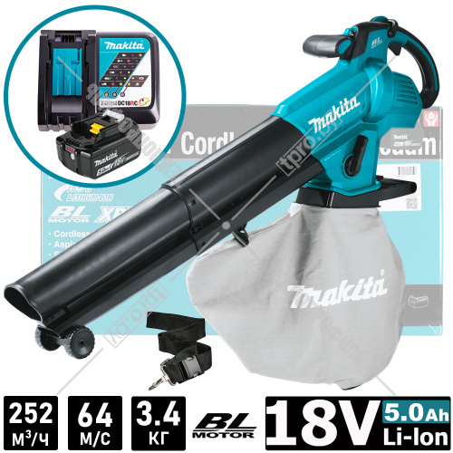 Воздуходувка-пылесос аккумуляторная DUB187T001 (DUB 187 T001) MAKITA купить в Гродно