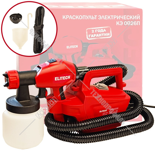 Краскораспылитель сетевой КЭ 0826П ELITECH (E2208.020.00) купить в Гродно