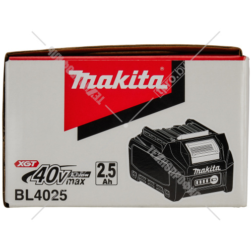 Аккумулятор BL4025 2.5 Ah XGT 40Vmax MAKITA (191B36-3) купить в Гродно фото 9