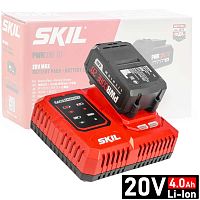 Набор: аккумулятор BY5196 (4,0 Ah / 1 шт) + зарядное QC5360 SKIL (CB5196SE12) купить в Гродно