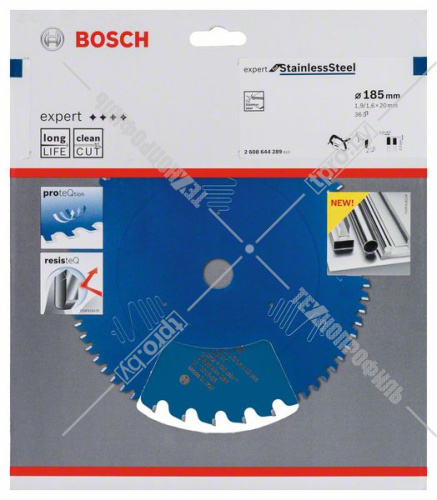 Пильный диск (нержавейка) 185x1,9х20 мм Z90 Expert for Stainless Steel BOSCH (2608644289) купить в Гродно