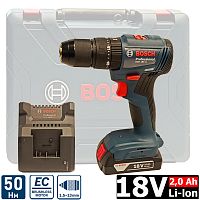 Дрель-шуруповерт ударная аккумуляторная GSB 185-LI Professional BOSCH (06019K3101) купить в Гродно