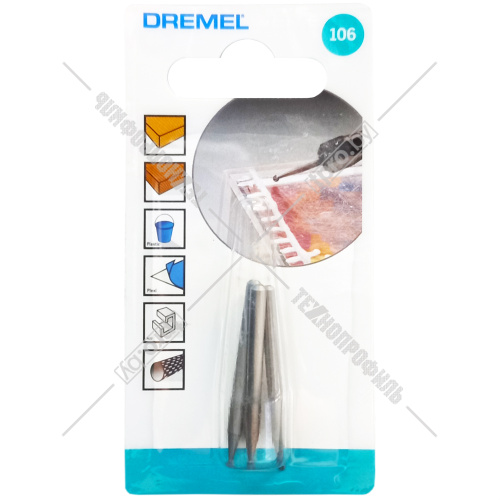 (106) Гравировальная насадка 1,6 мм (3 шт) Dremel (26150106JA) купить в Гродно