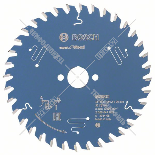 Пильный диск 140x1,8х20 мм Z36 Expert for Wood BOSCH (2608644009) купить в Гродно фото 2