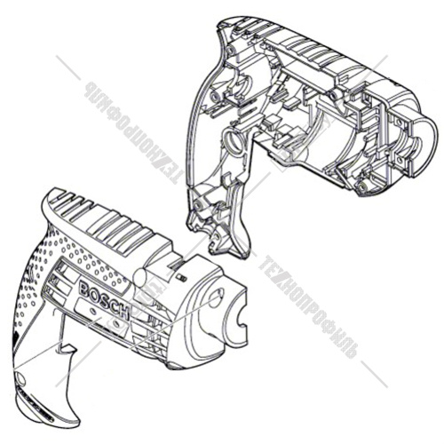 Корпус дрели GSB 13 RE BOSCH (2609100658) купить в Гродно