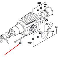 Болт корозостойкий к GBH 2-23 REA / GWS 30-230 B BOSCH (1619P02043) купить в Гродно