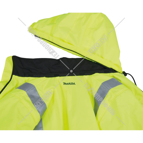 Куртка с подогревом DCJ206ZL (размер L / светоотражающая) аккумуляторная MAKITA купить в Гродно фото 3