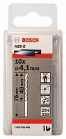 Сверло по металлу HSS-G 4,1x43x75 мм (10 шт) BOSCH (2608585486) купить в Гродно